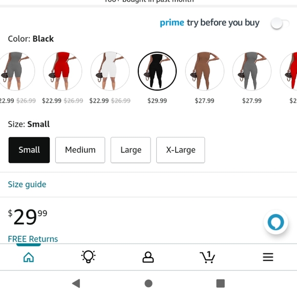 Black small bodysuit - Picture 2 of 7